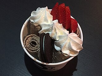 Stir-fried ice cream